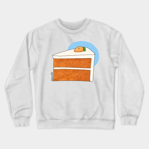 A slice of carrot cake Crewneck Sweatshirt by Snacks At 3